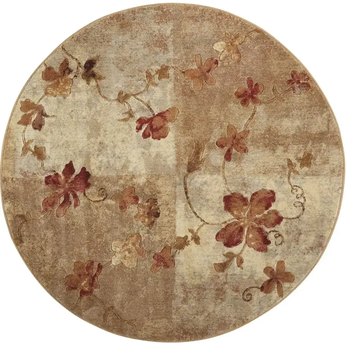 Somerset ST64 Multicolor 5'6" x Round Rug