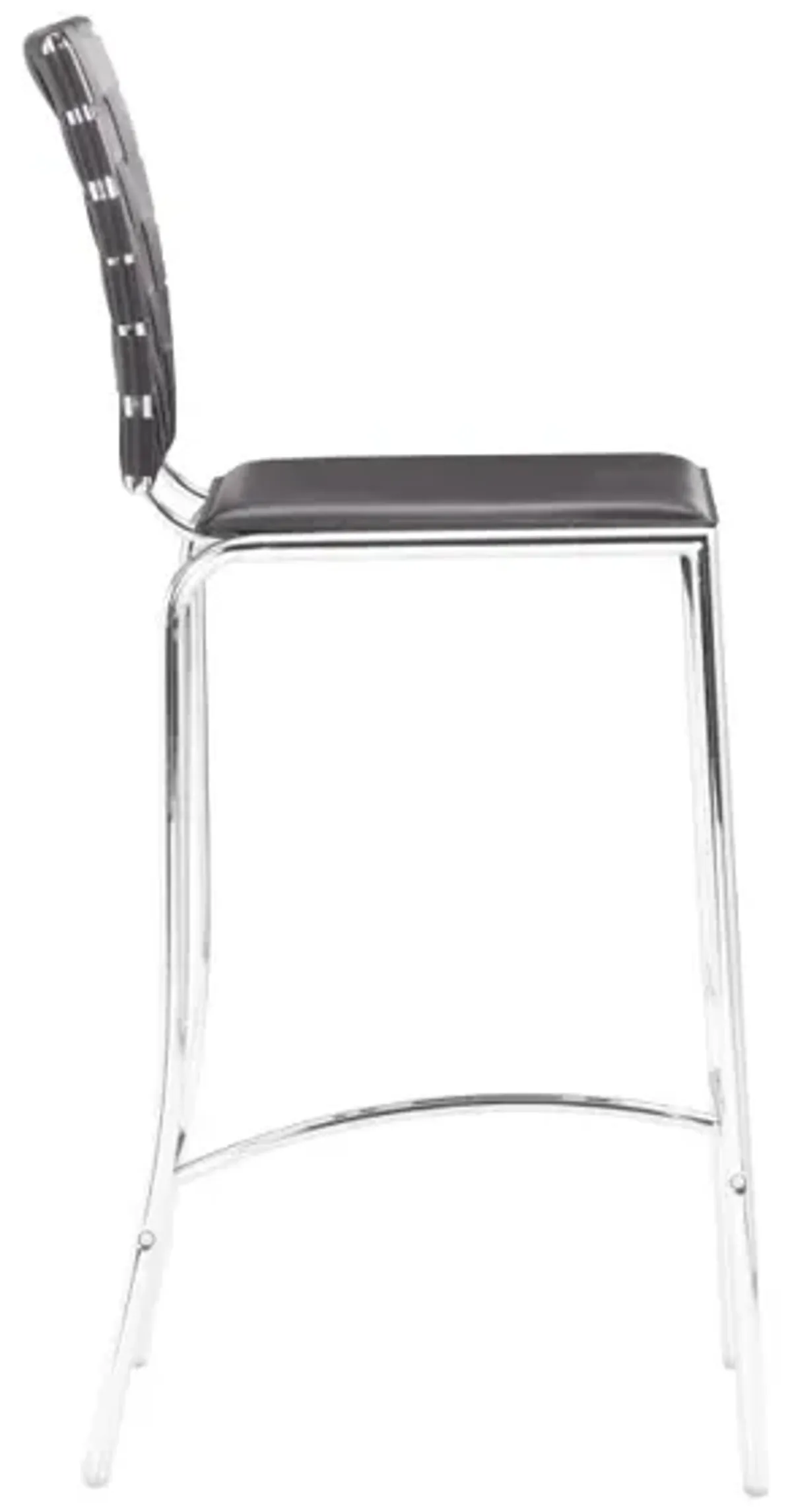 Criss Cross Counter Stool (Set of 2) Espresso