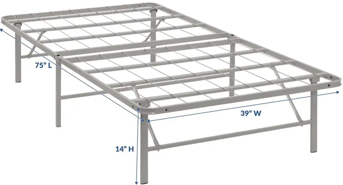 Modway - Horizon Twin Stainless Steel Bed Frame