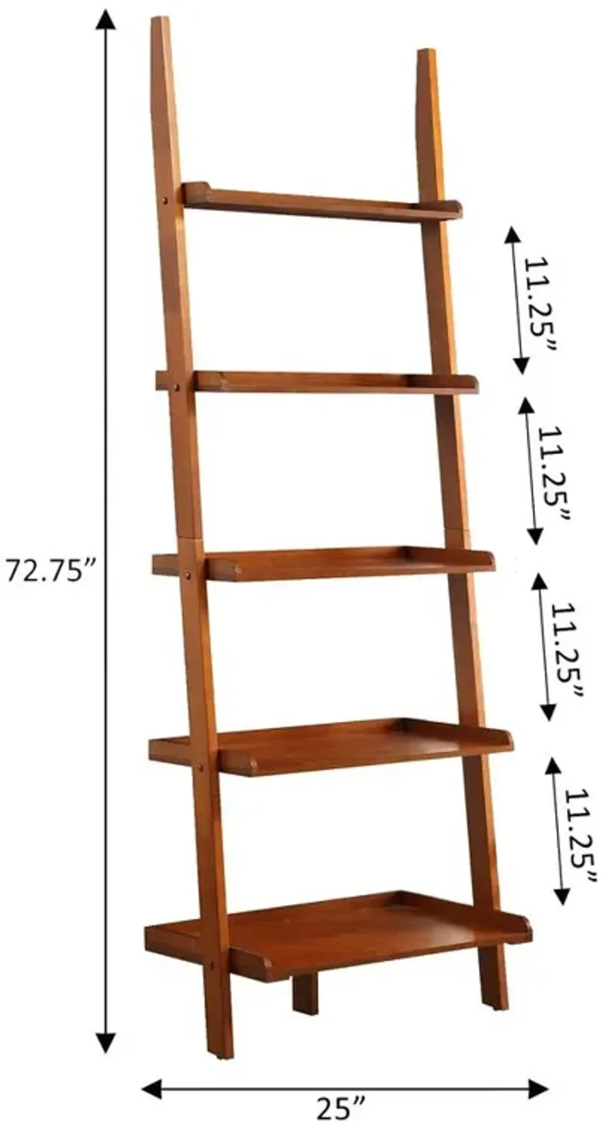 Convience Concept, Inc. American Heritage Bookshelf Ladder