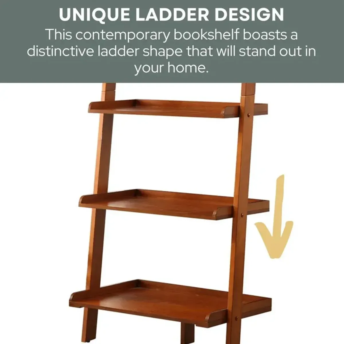 Convience Concept, Inc. American Heritage Bookshelf Ladder