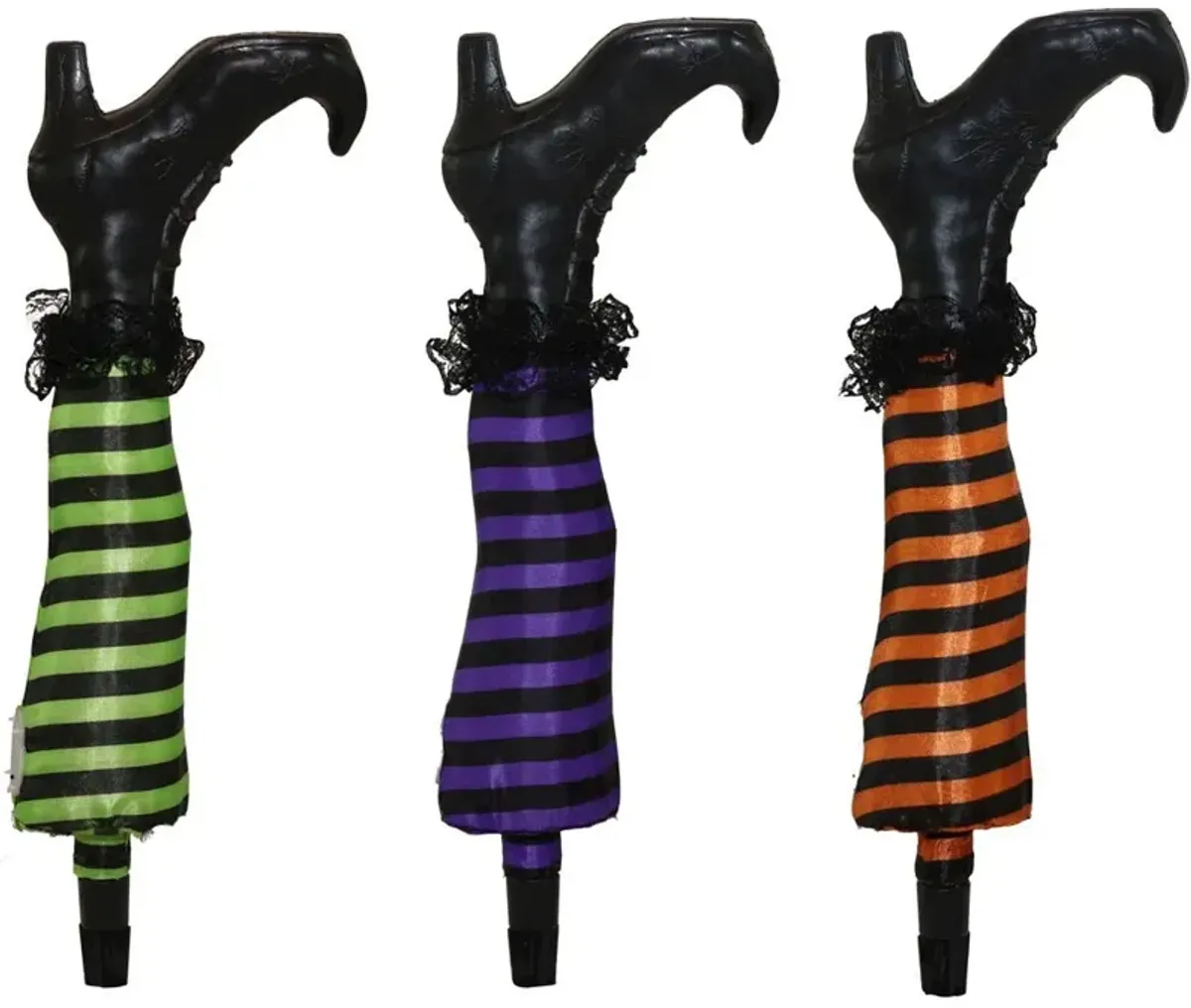 Haunted Hill Farm 19 SET OF 3 LIGHT-UP WITCH LEGS