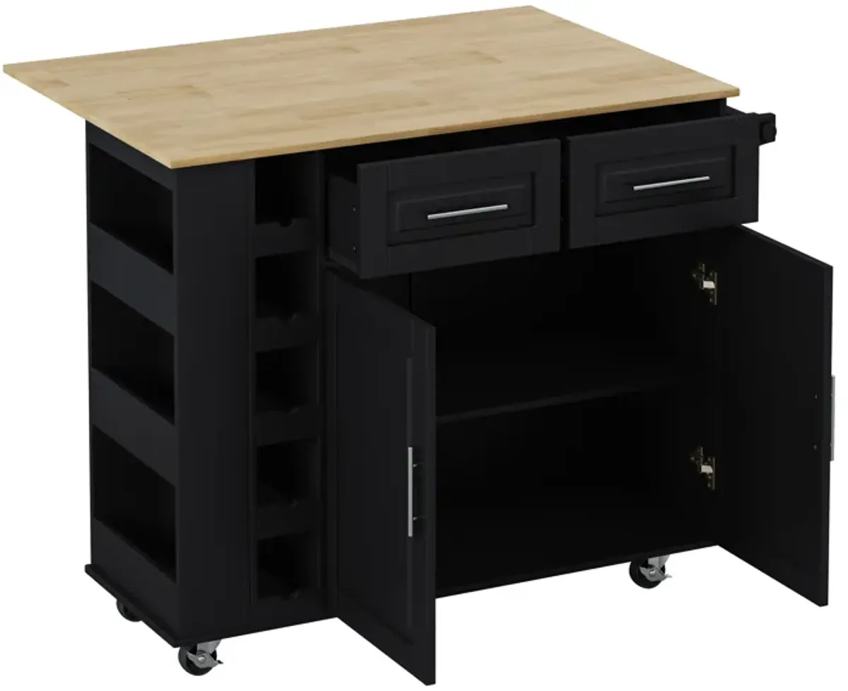 Multi-Functional Kitchen Cart with Storage