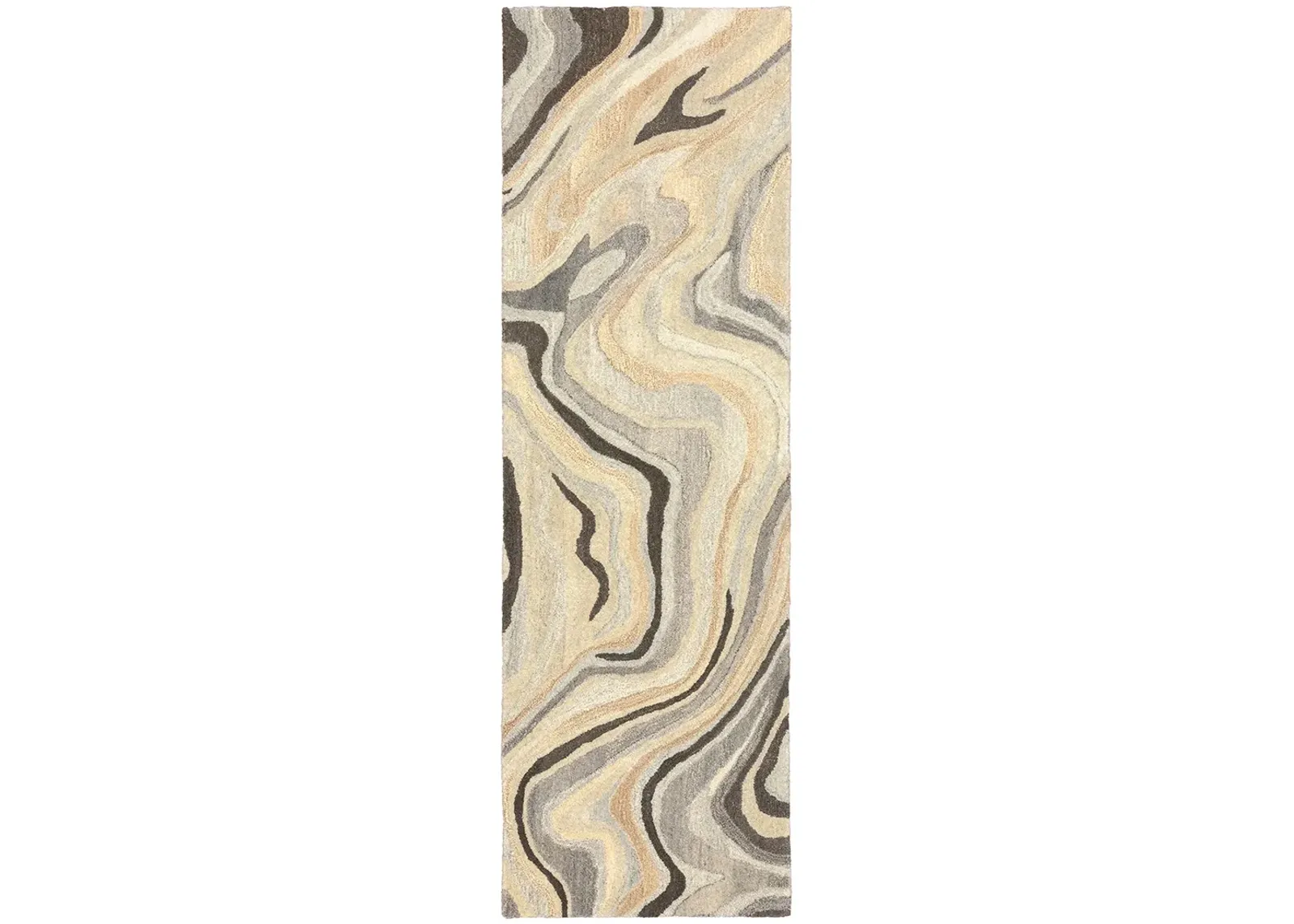 Anastasia 2'6" x 8' Beige Rug