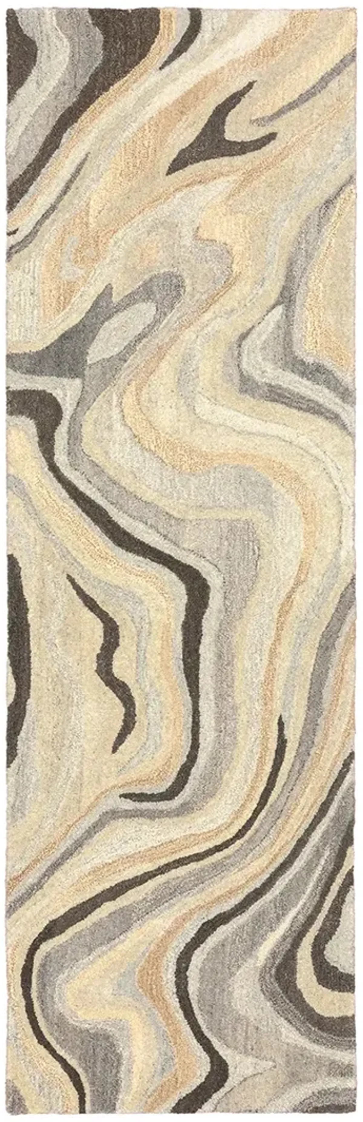 Anastasia 2'6" x 8' Beige Rug