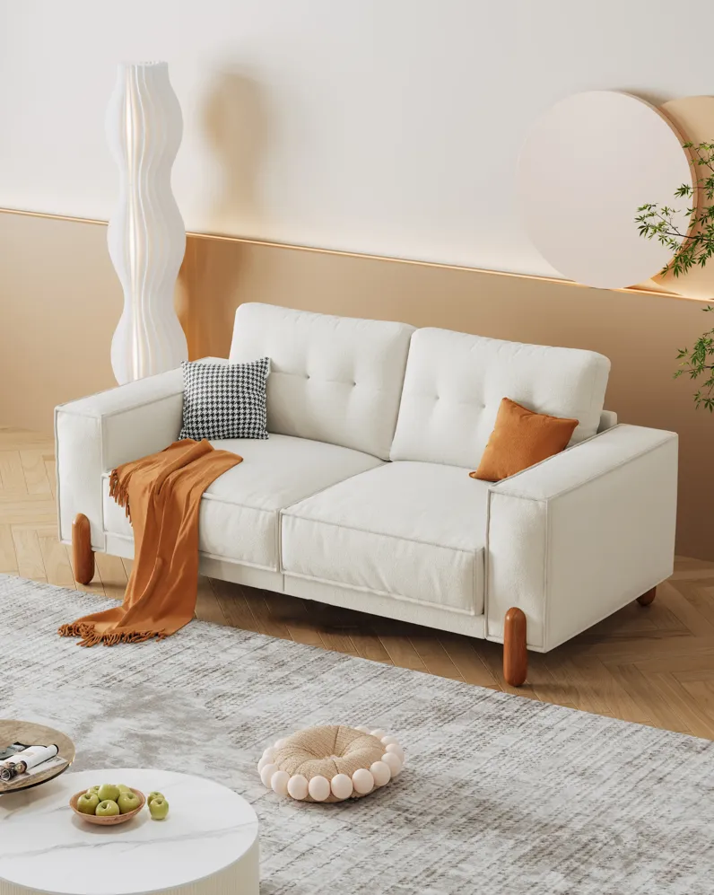 Merax Modern Upholstered Sofa Loveseat