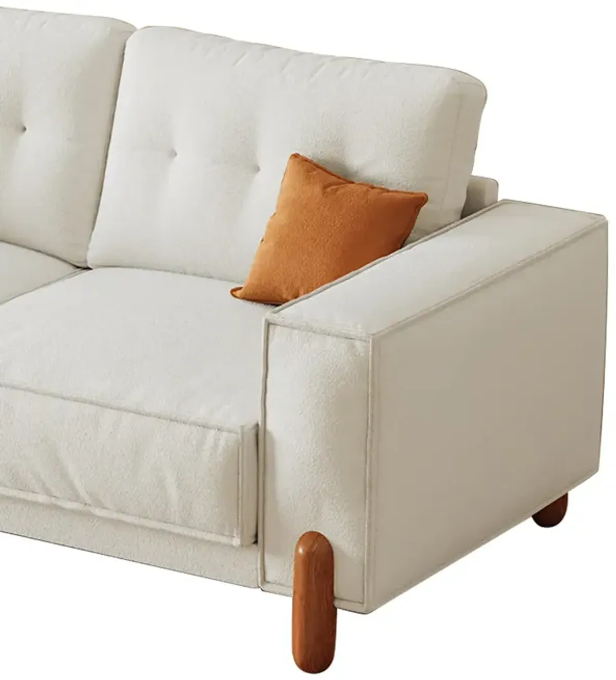 Merax Modern Upholstered Sofa Loveseat