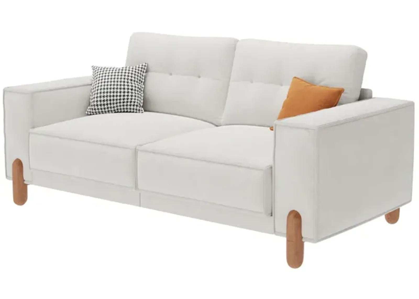 Merax Modern Upholstered Sofa Loveseat