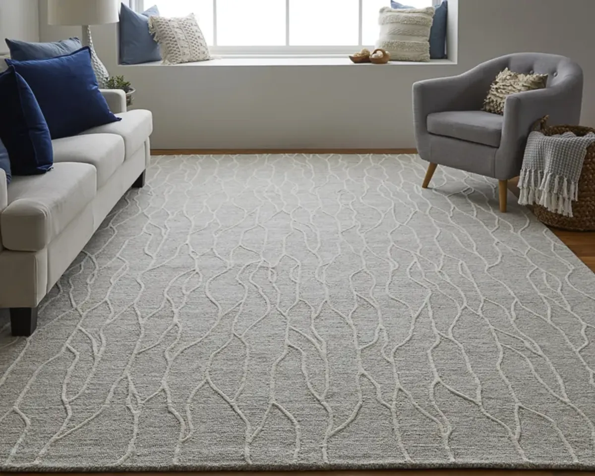 Enzo 8734F Taupe/Ivory 2'6" x 8' Rug