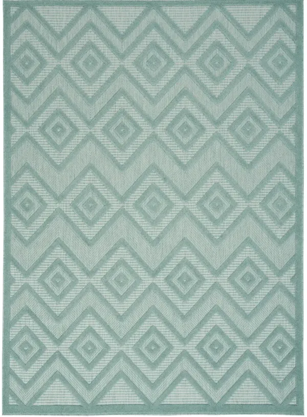 Versatile NRV01 Aqua/Teal 4' x 6' Rug