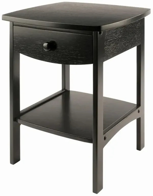 Claire Accent Table Black Finish