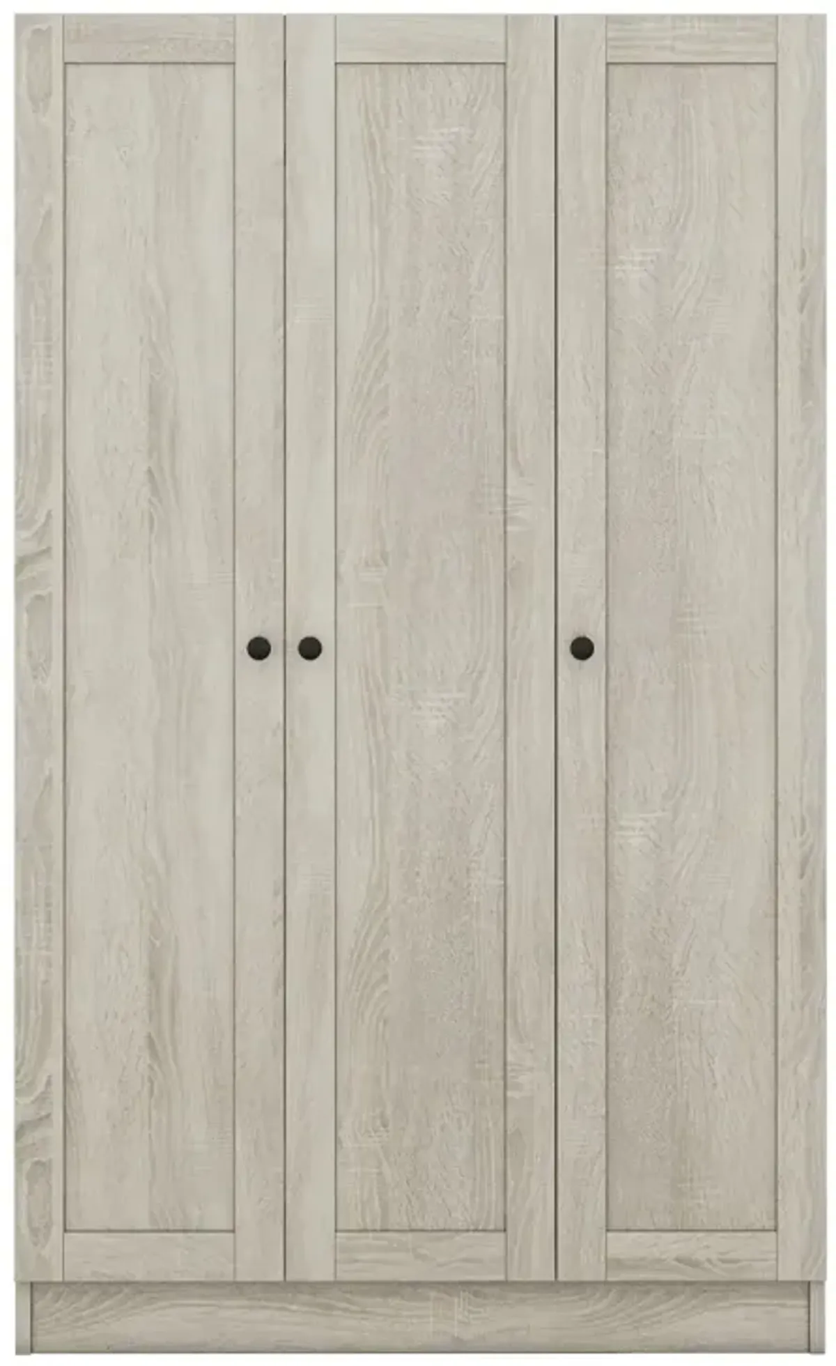 3-Door Shutter Wardrobe With Shelves