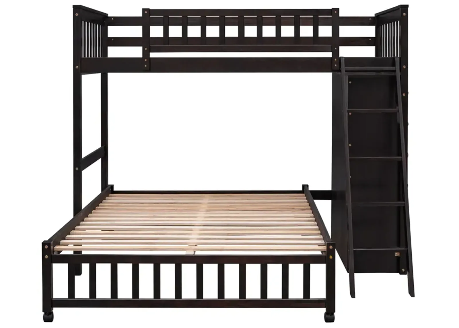 Merax Wooden Bunk Bed with 6 Drawers