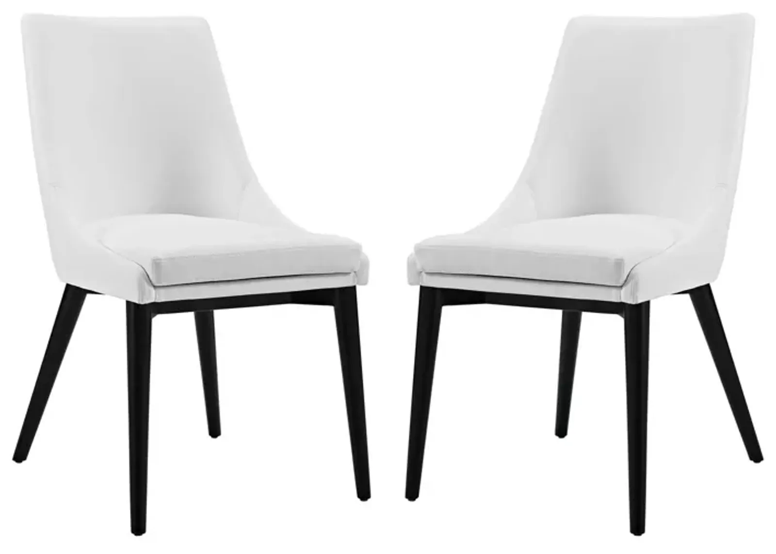 Viscount Dining Side Chair Vinyl Set of 2