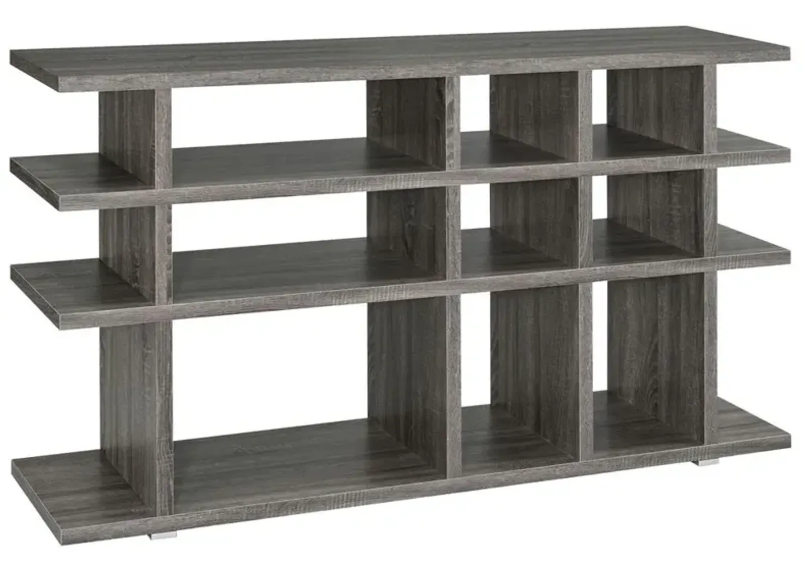 Santos 3-tier Bookcase Weathered Grey