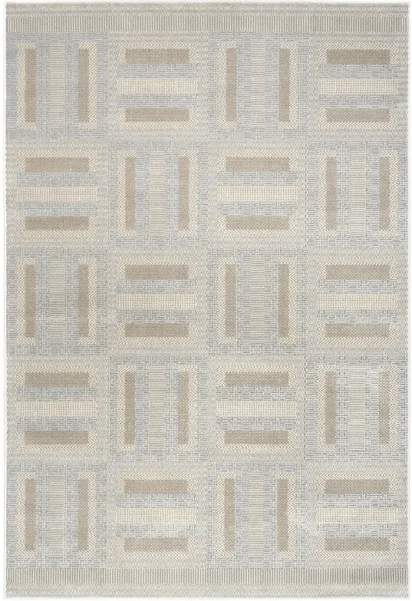 Nordic NRC11 Gray/Multicolor 4' x 6' Rug