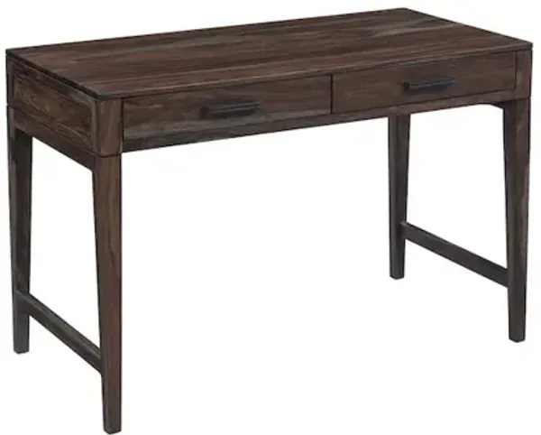 Porter Designs Fall River Solid Sheesham Wood Desk, Natural