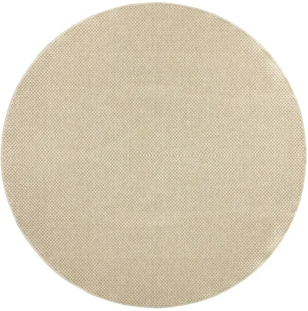 Tulum TLM03 Cream 8' x Round Rug