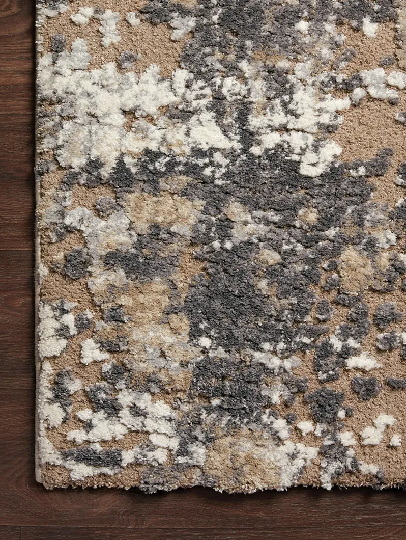 Theory Taupe/Grey 9'6" x 13' Rug