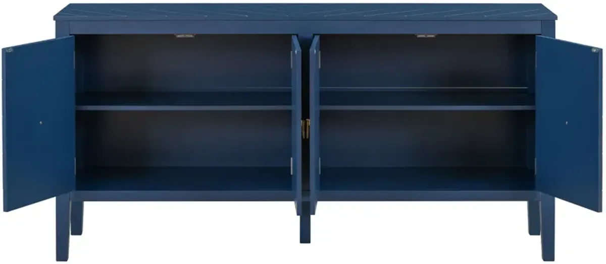 Merax Four-Door Sideboard Storage Cabinet