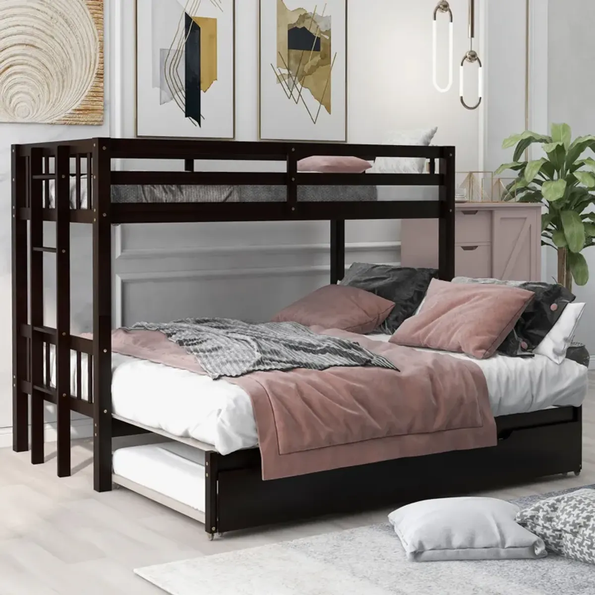 Merax Classic Pull-Out Multi-Functional Bunk Bed