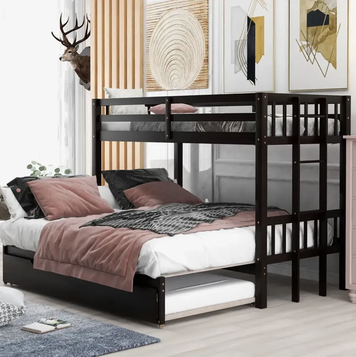 Merax Classic Pull-Out Multi-Functional Bunk Bed