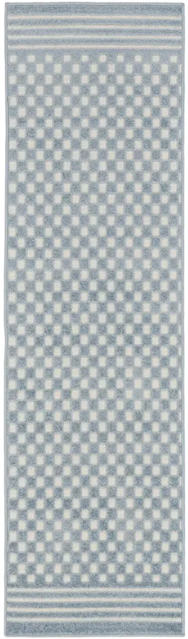 Care Free CAF02 Blue 2' x 6' Rug