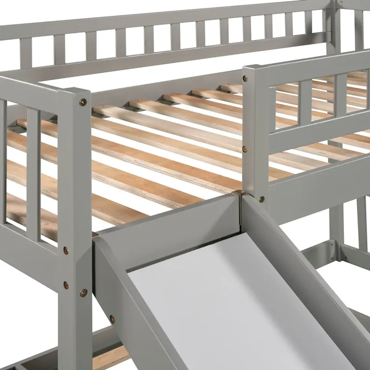 Merax Bunk Bed with Two Drawers and Slide