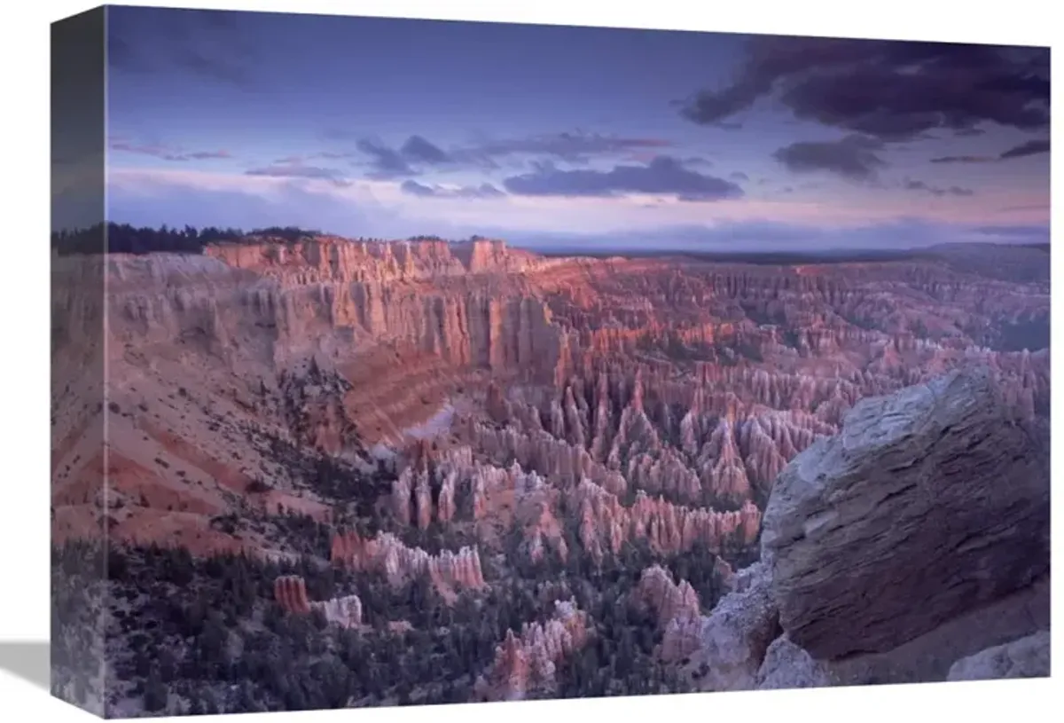 Amphitheater from Bryce Point, Bryce Canyon National Park, Utah-Canvas Art-16x12