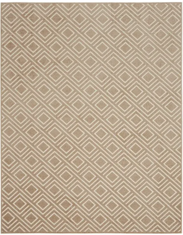 Care Free CAF03 Brown 9'2" x 12' Rug