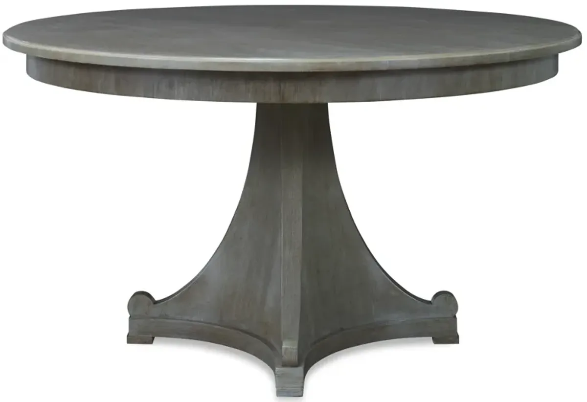 54" Quad-Pedestal Round Dining Table