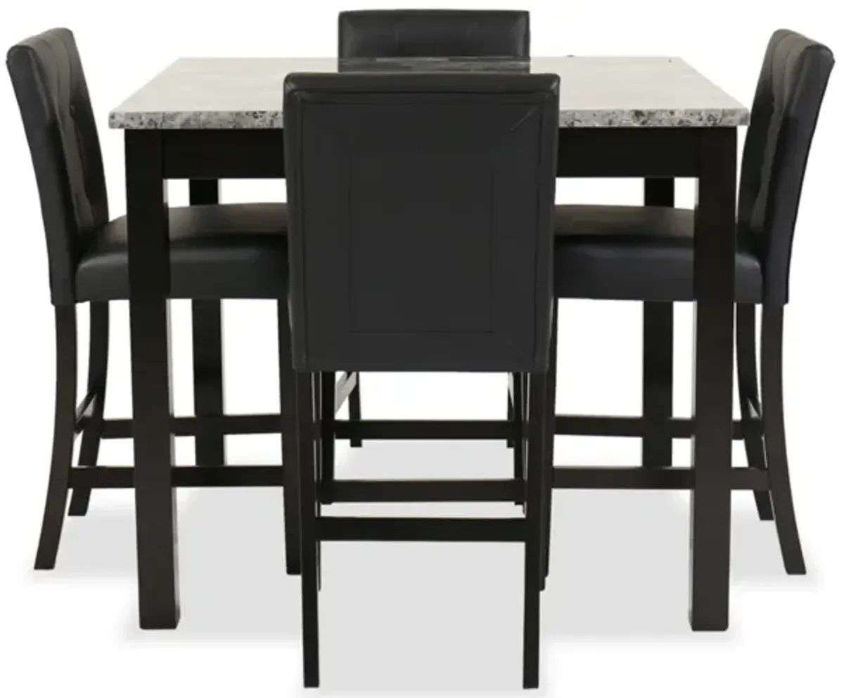 Maysville 5-Piece Counter Height Dining Set