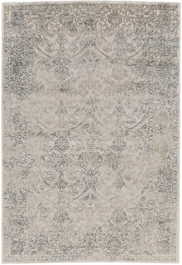 Prasad 3682F Ivory/Gray/Black 10' x 13'2" Rug