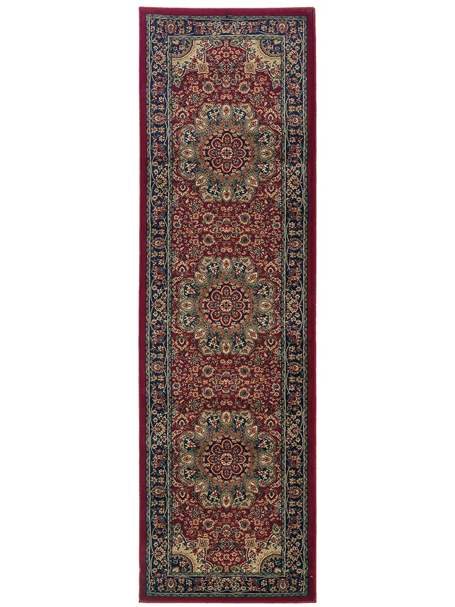 Ariana 2'7" x 9'4" Red Rug