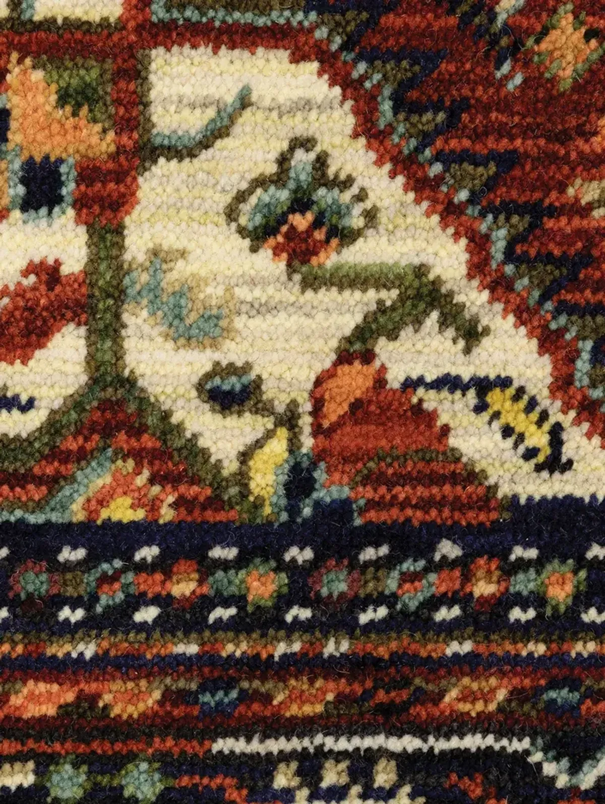 Lilihan 3'3" x 5' Red Rug