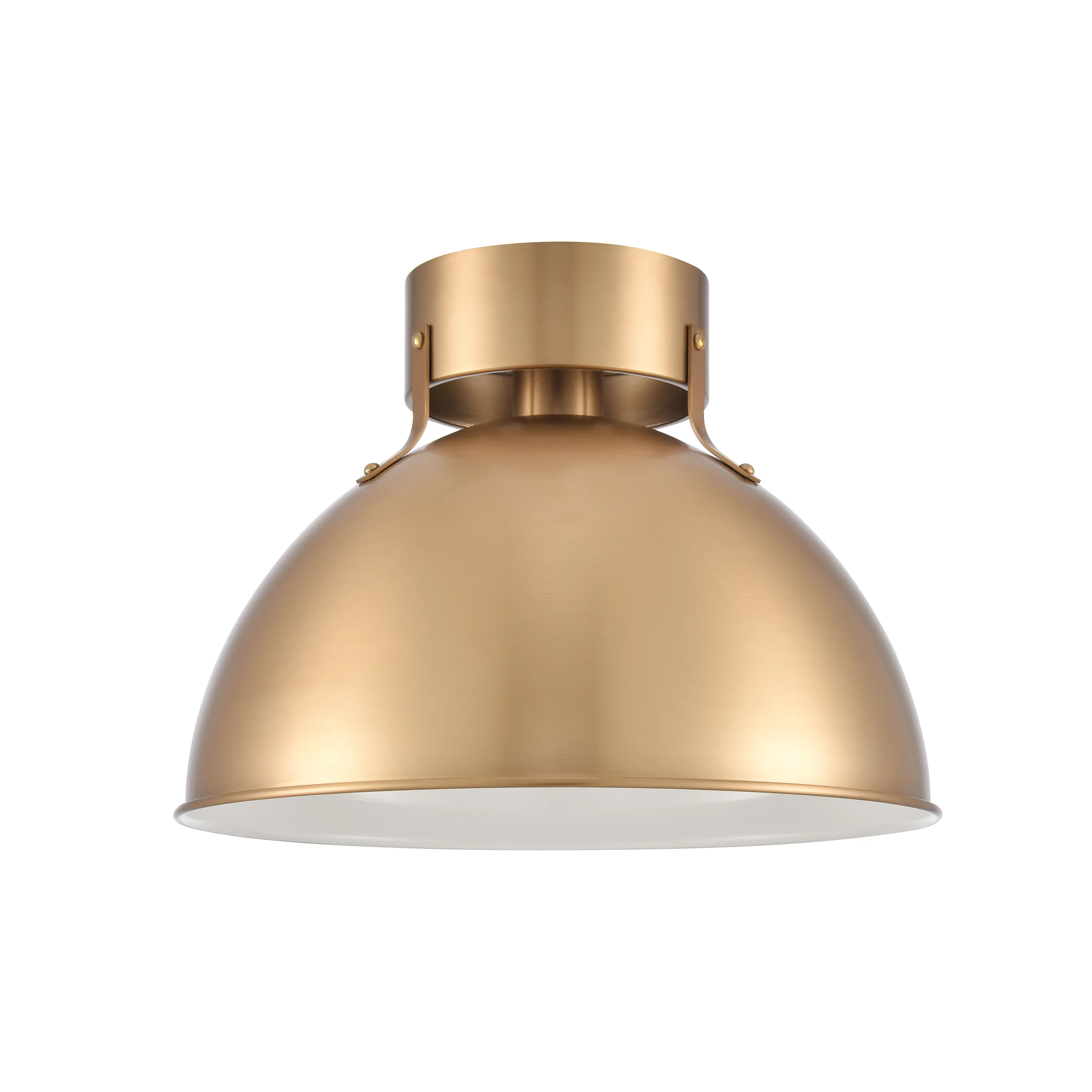 Zayne Semi Flush Mount in Gold