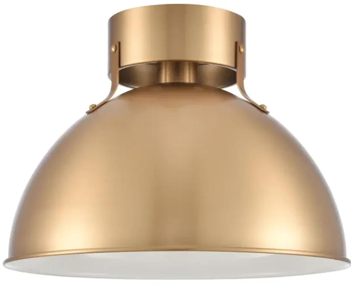 Zayne Semi Flush Mount in Gold