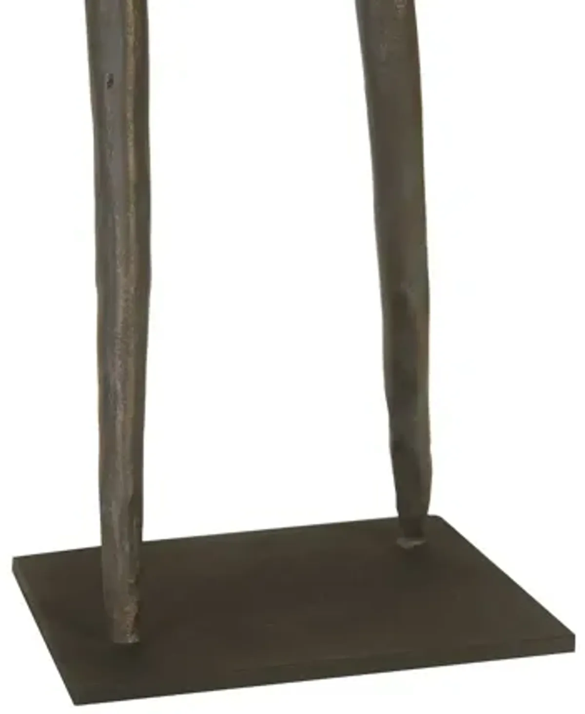 Abstract Elbow Bent Figure on Metal Base