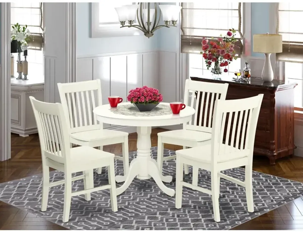 Dining Room Set Linen White