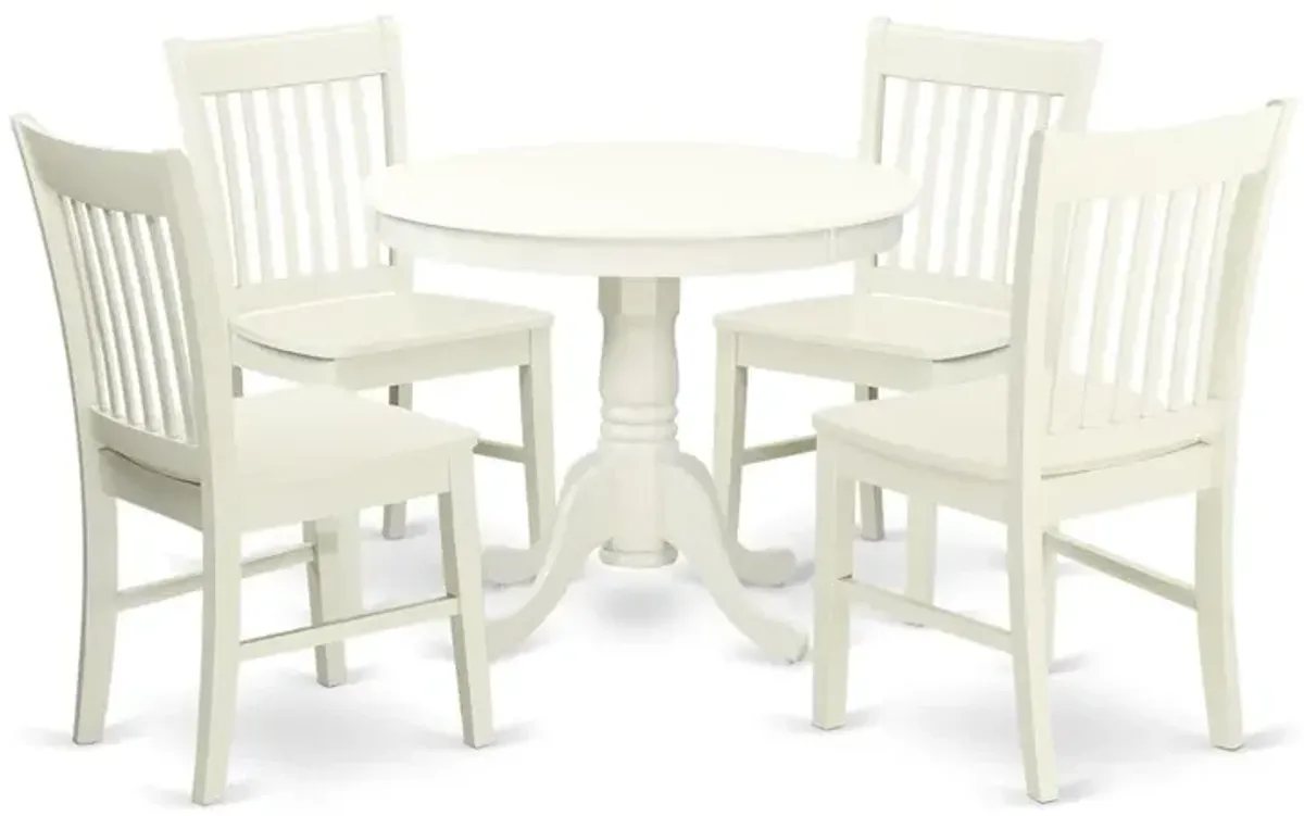 Dining Room Set Linen White