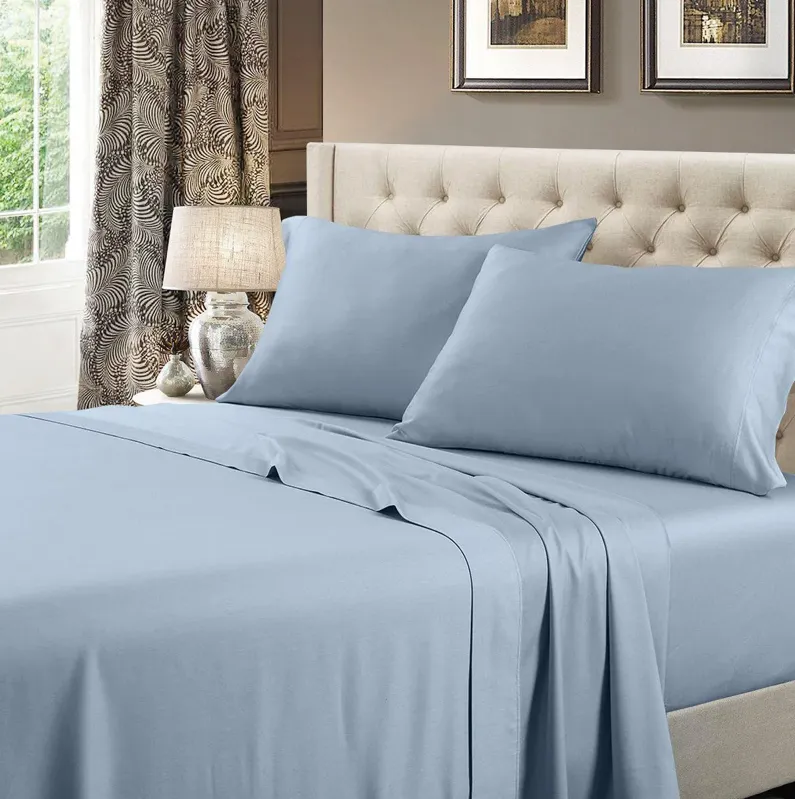 Egyptian Linens Solid 600 Thread Count Cotton Sheets Set