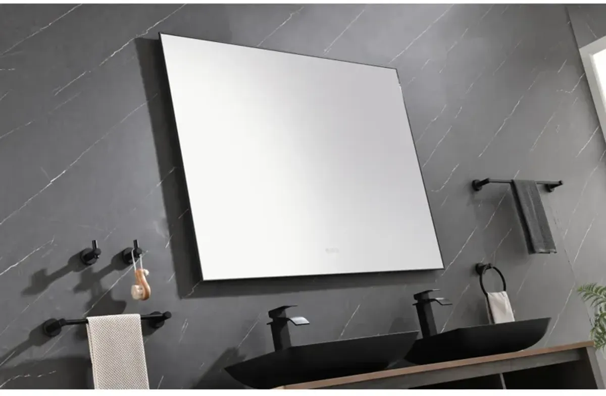 48X 36 Inch LED Mirror Bathroom Vanity Mirror With Backlight, Wall Mount Anti-Fog Memory Large