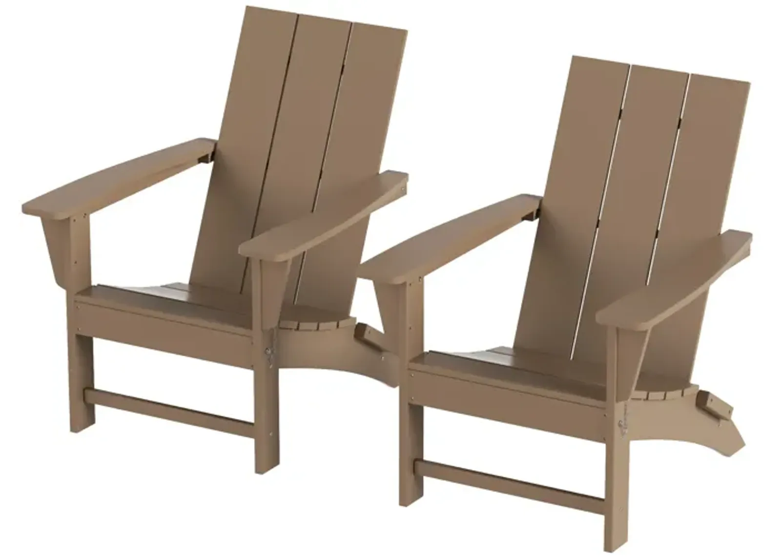 WestinTrends Modern Folding Adirondack Chair (Set of 2)