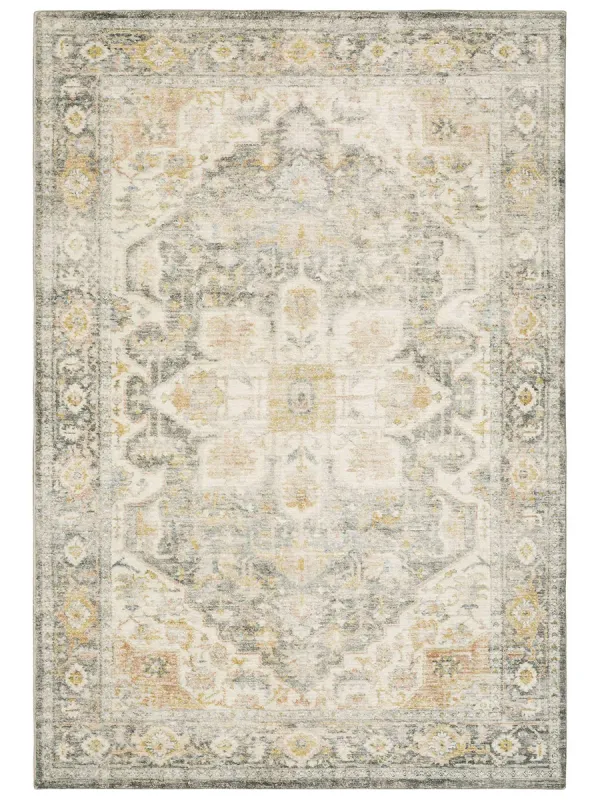Savoy 5'3" x 7'3" Grey Rug