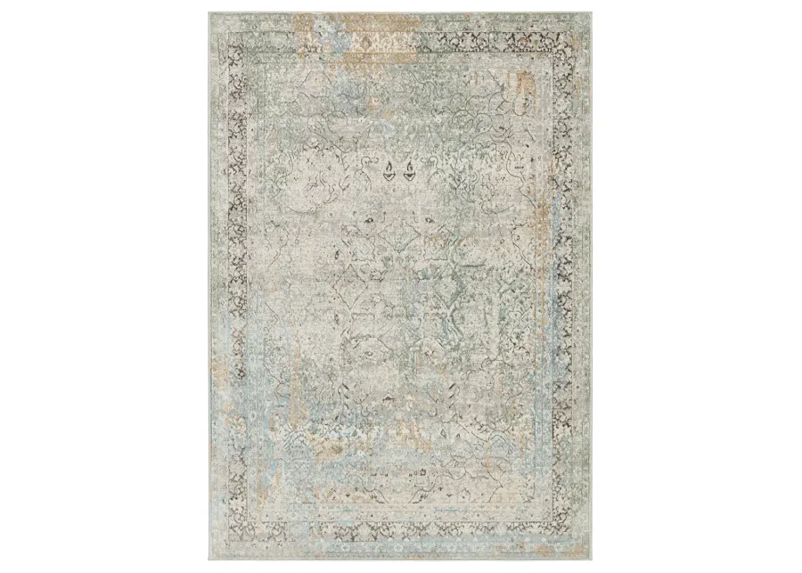 Melo Thayer Green 9'3" x 12' Rug