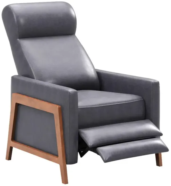 Sunset Trading Edge Pushback Leather Recliner