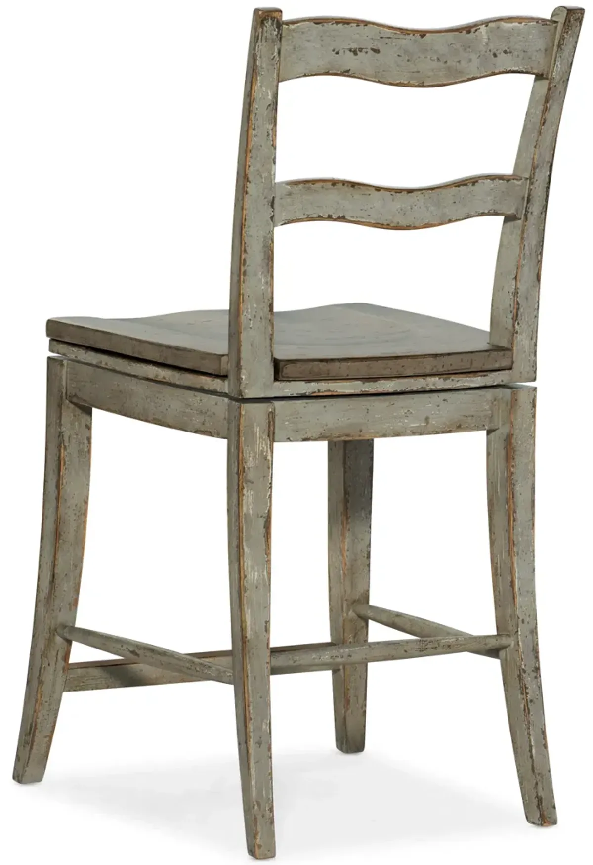 Alfresco La Riva Ladder Back Swivel Counter Stool