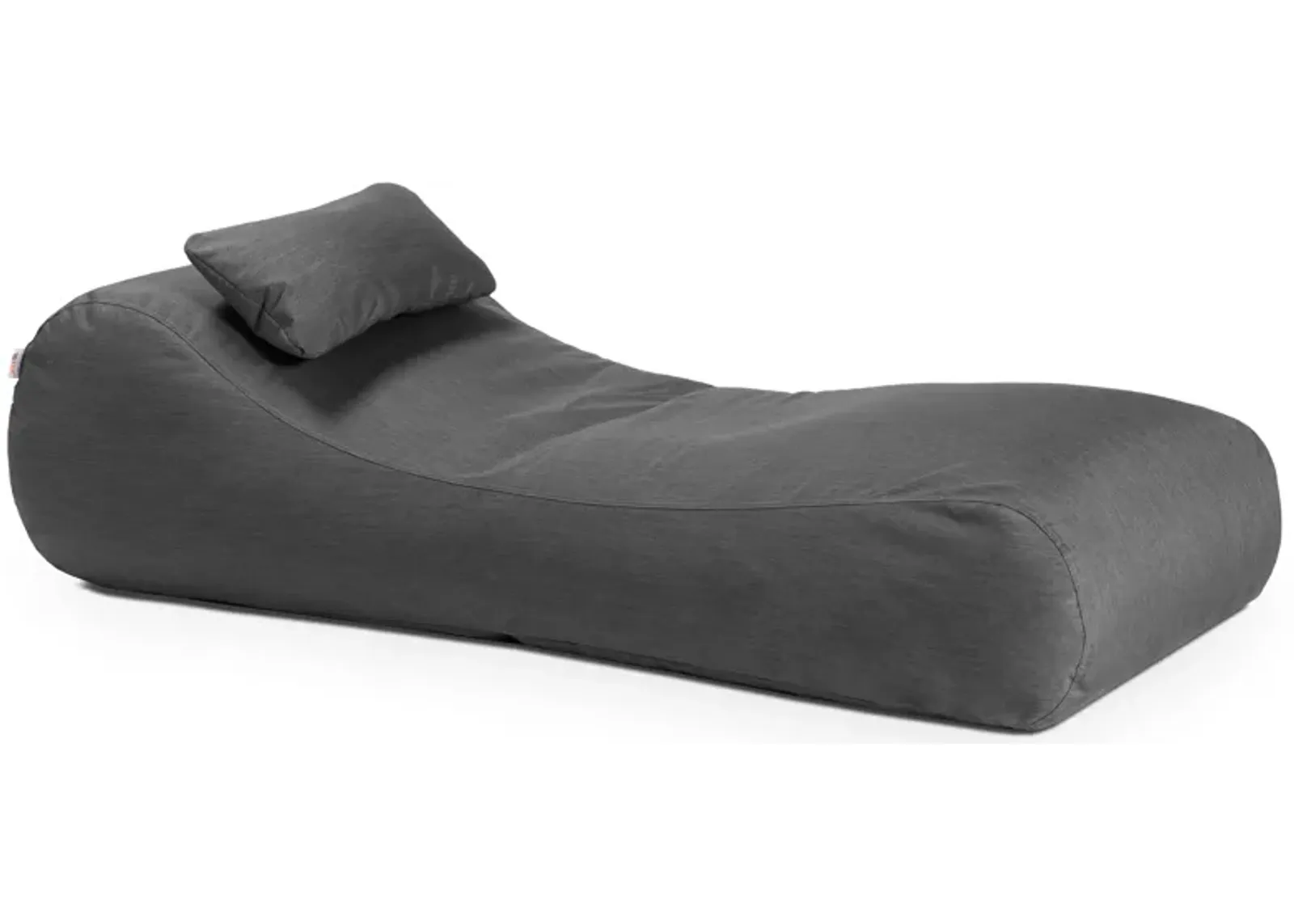 Arlo Outdoor Bean Bag Sun Lounger - Pool and Patio Chaise Bean Bag Lounger, Petal