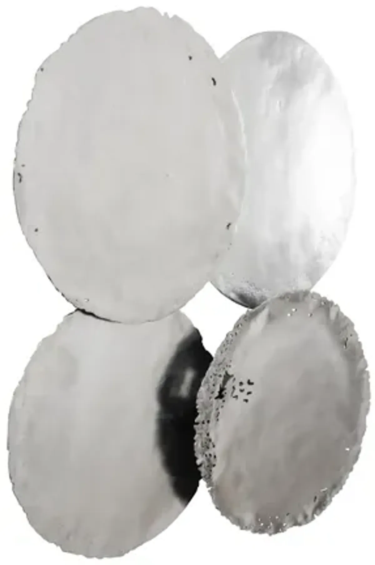 Cast Oil Drum Wall Discs Set of 4