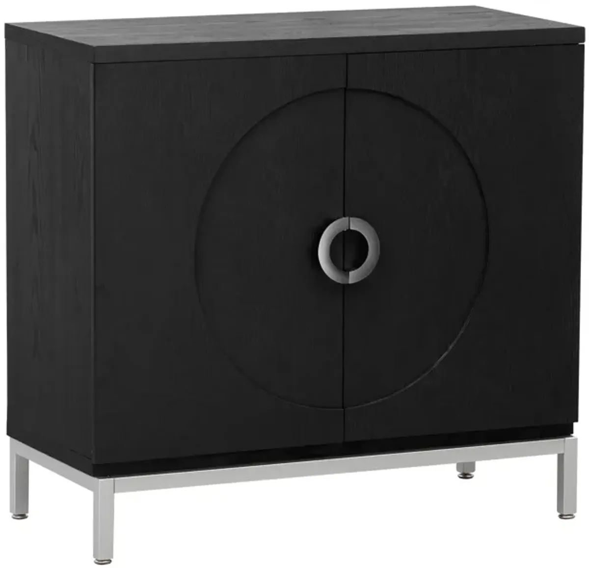 Merax Solid Accent Cabinet with Solid Wood Storage Cabinet